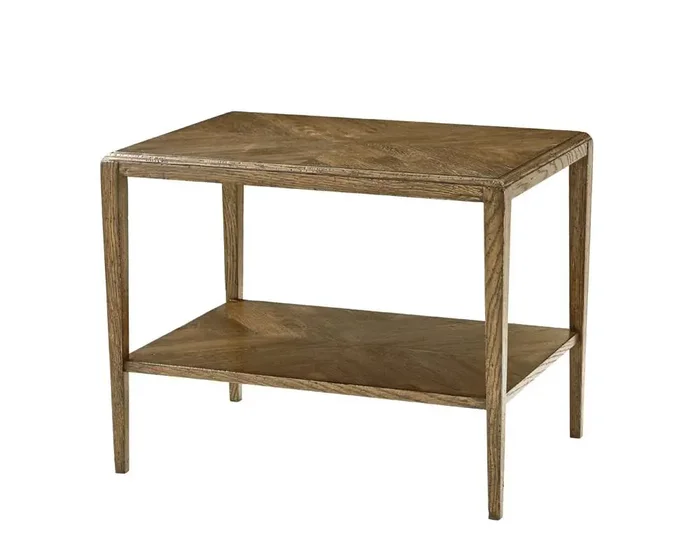 Theodore Alexander – Nova Rectangular Side Table in Dawn Finish – TAS50080-C253