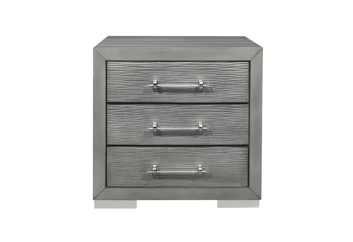 TIFFANY SILVER NIGHTSTAND