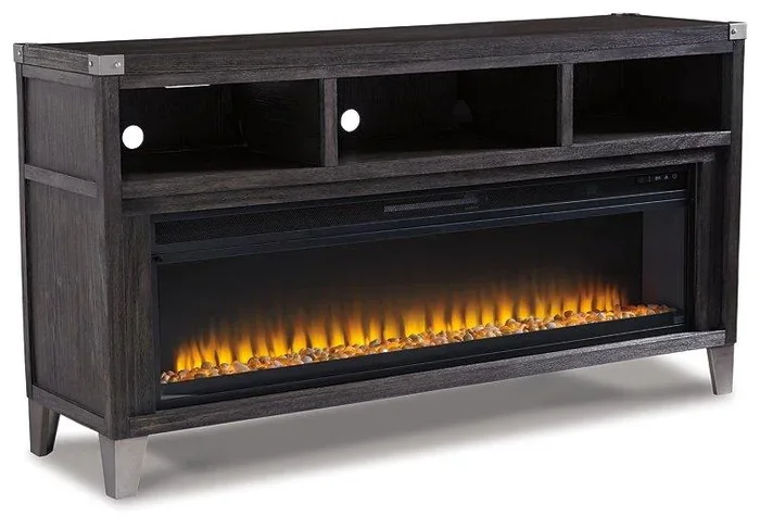 Todoe 65″ TV Stand with Electric Fireplace