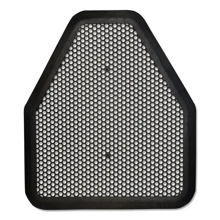 TOLCO® Urinal Mat, 20.75 X 18.5, Black, 6/carton