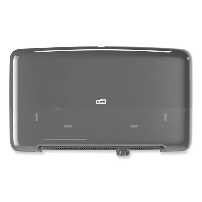 Tork® Elevation Bath Tissue Mini-Jumbo Roll Twin Dispenser, 17 x 5.69 x 10.13, Black