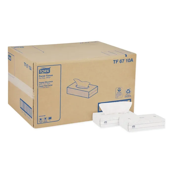 Tork® Universal Facial Tissue, 2-Ply, White, 100 Sheets/box, 30 Boxes/carton