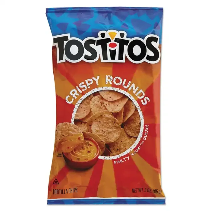 Tostitos® Tortilla Chips Crispy Rounds, 3 Oz Bag, 28/carton