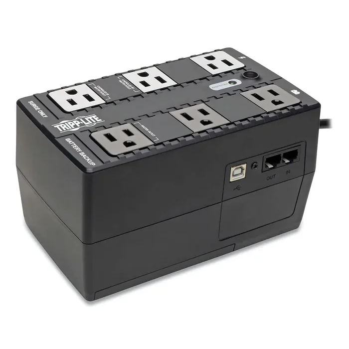 Tripp Lite by Eaton ECO Series Energy-Saving Standby UPS, 6 Outlets, 350 VA, 316 J