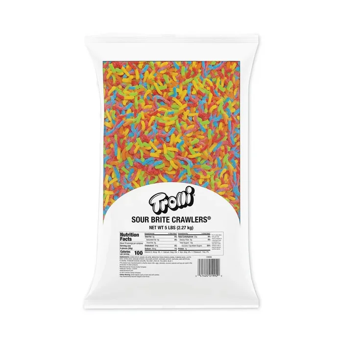 Trolli® Sour Brite Crawlers, 5 lb Bag