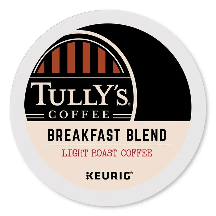Tully‘s Coffee® Breakfast Blend Coffee K-Cups, 96/carton
