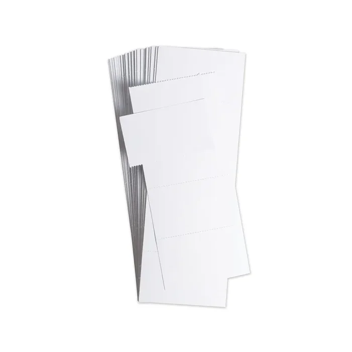 U Brands Data Card Replacement, 3 X 1.75, White, 500/pack