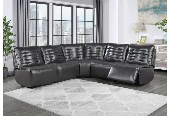 U6066 BLANCHE WHITE SOFA/LOVESEAT W/ CONSOLE