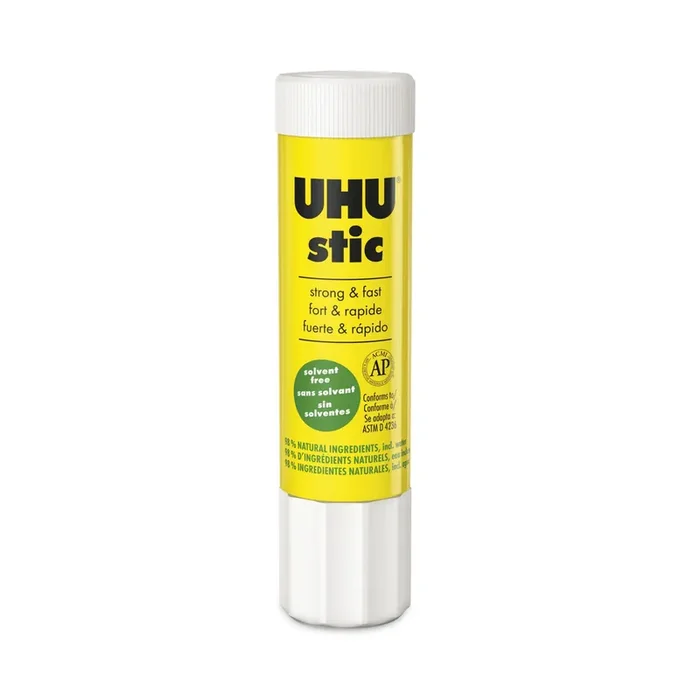 UHU® Stic Permanent Glue Stick, 0.74 Oz, Dries Clear