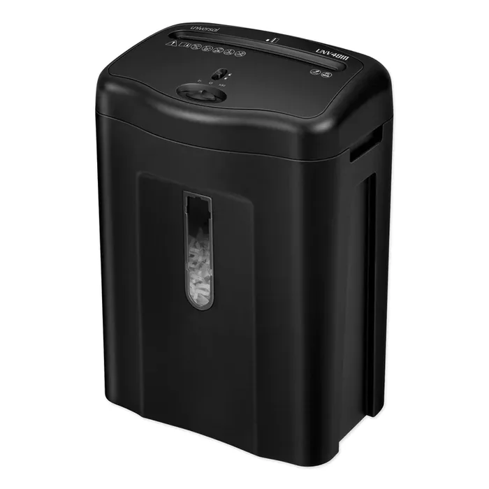 Universal® 48111 Light-Duty Cross-Cut Shredder, 11 Manual Sheet Capacity