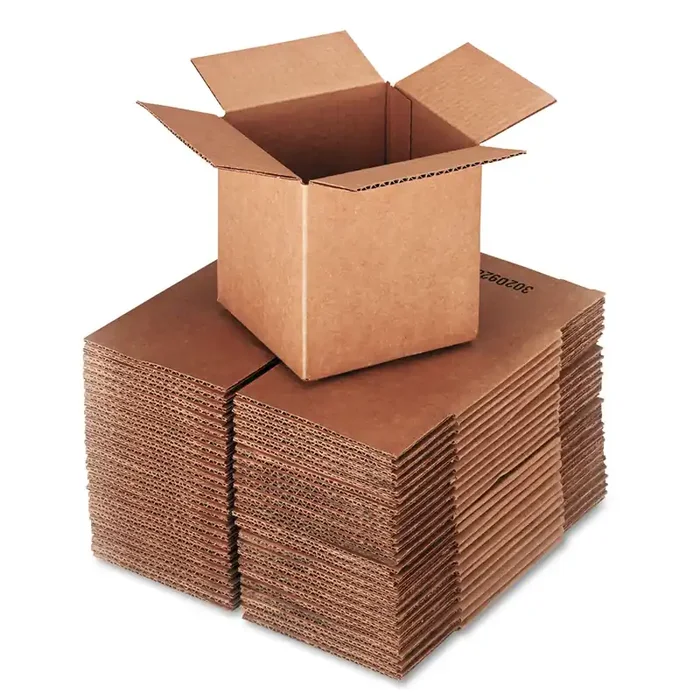 Universal® Cubed Fixed-Depth Corrugated Shipping Boxes, Regular Slotted Container (RSC), Small, 6″ x 6″ x 6″, Brown Kraft, 25/Bundle