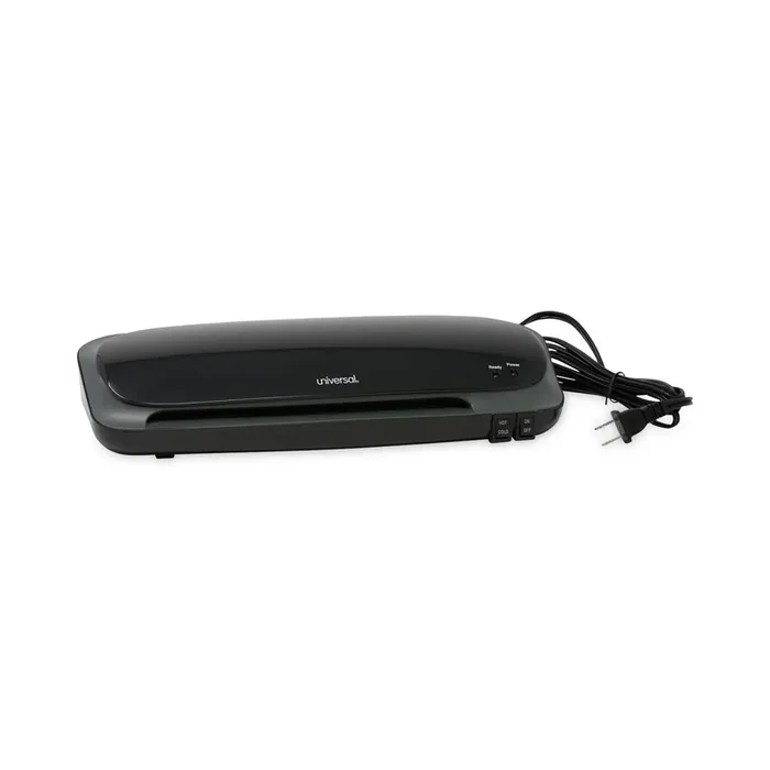 Universal® Deluxe Desktop Laminator, Two Rollers, 9″ Max Document Width, 5 Mil Max Document Thickness