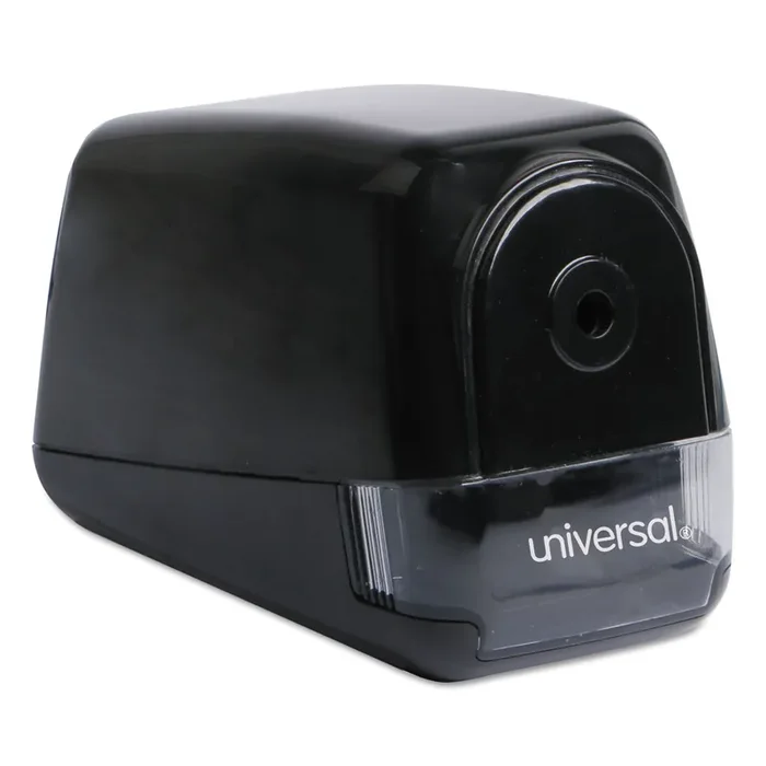 Universal® Electric Pencil Sharpener, Ac-Powered, 3.13 X 5.75 X 4, Black