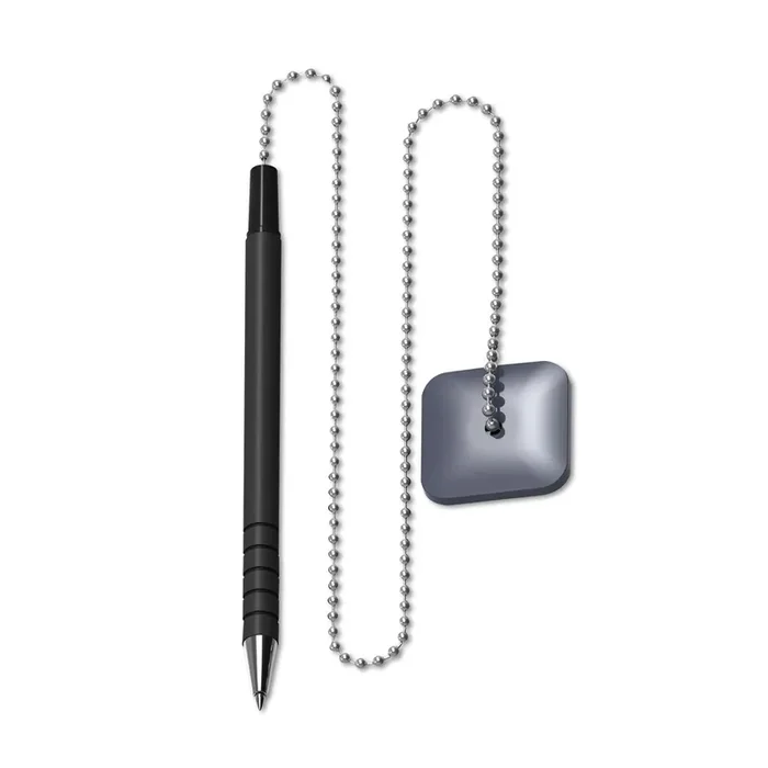 Universal™ Ballpoint Counter Pen, Medium 0.7 mm, Black Ink, Black Barrel
