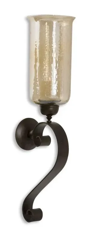 Uttermost – Joselyn Bronze Candle Wall Sconce – 19150