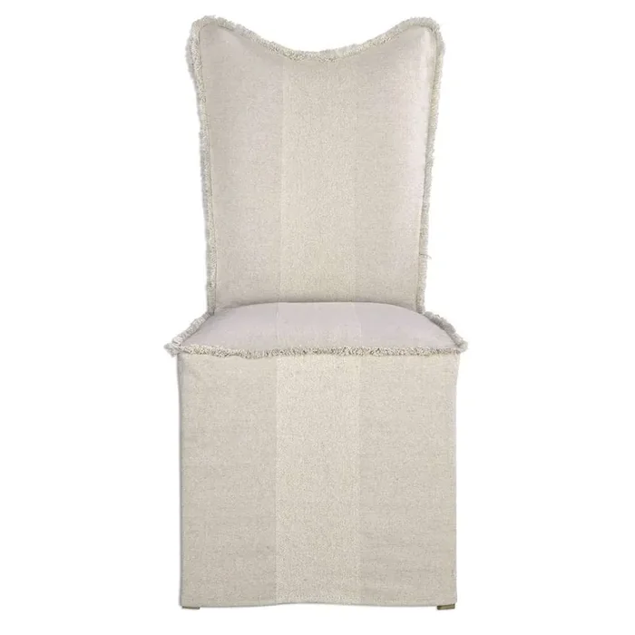 Uttermost – Lenore Armless Chairs, Flax (Set of 2) – 23311-2