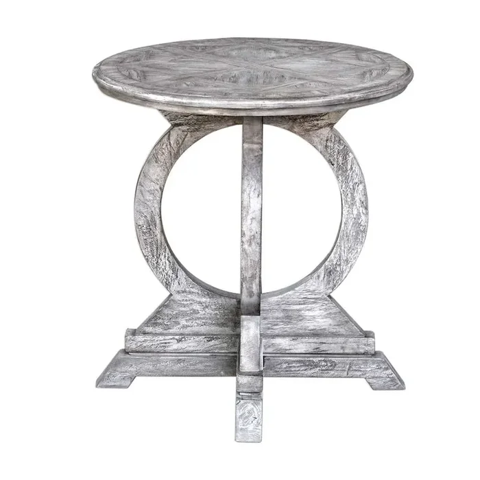 Uttermost – Maiva White Side Table – 25426