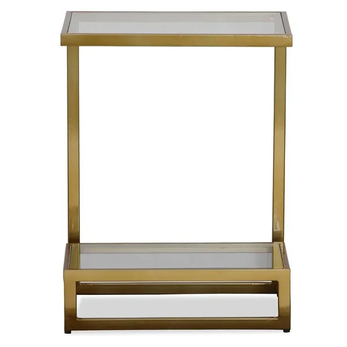 Uttermost – Musing Brushed Brass Accent Table – 22913