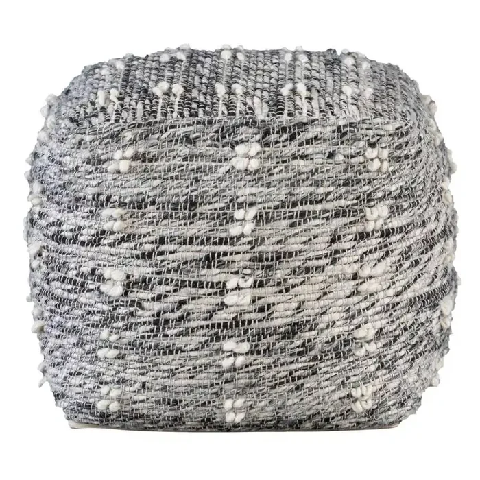 Uttermost – Narol Gray Pouf – 23974