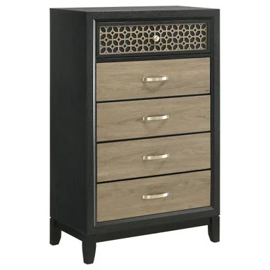 Valencia 5-drawer Bedroom Chest Black / CS-223045