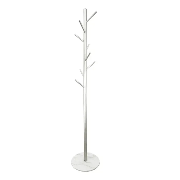 VERA Stainless Steel Coat & Hat Rack Silver