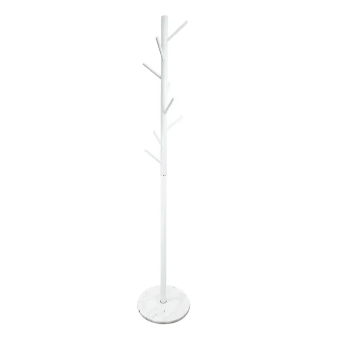 VERA Stainless Steel Coat & Hat Rack White