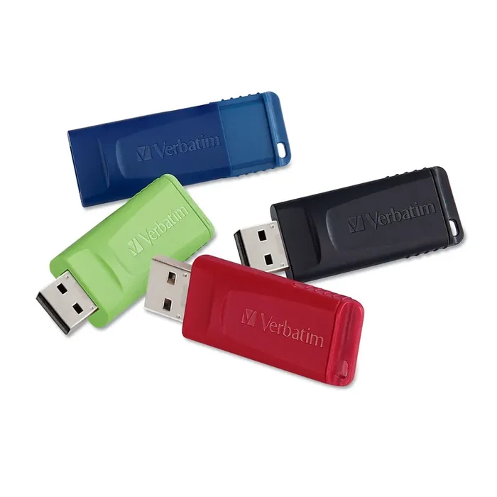 Verbatim® Store ‘n‘ Go Usb Flash Drive, 16 Gb, Assorted Colors, 4/pack