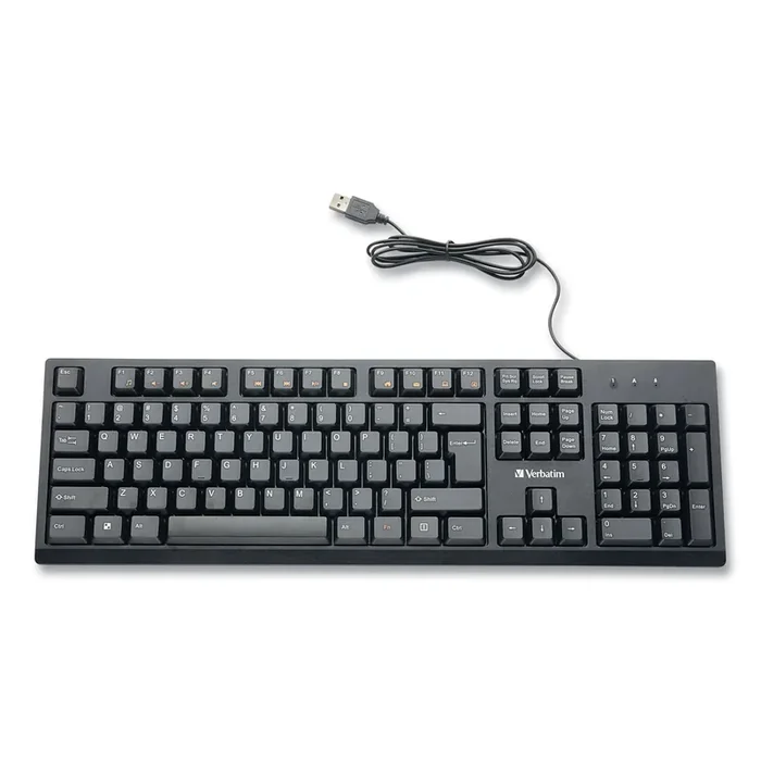 Verbatim® Wired Keyboard, Black