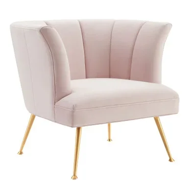 Veronica Channel Tufted Performance Velvet Armchair / EEI-5023