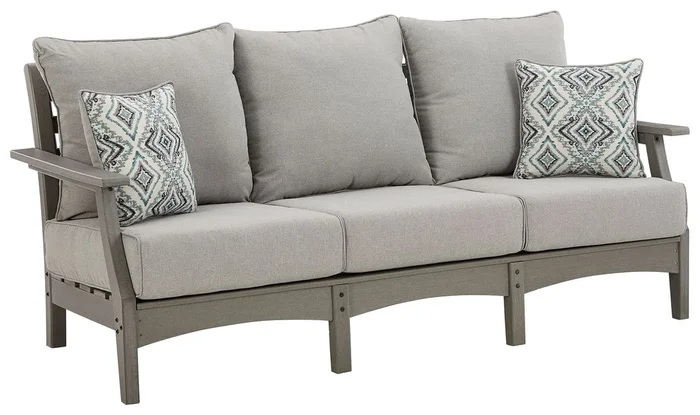 Visola – Sofa with Cushion – Gray