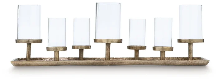 Wallmond – Candle Holder – Antique Brass Finish