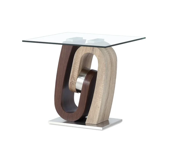 Walnut / Oak End Table