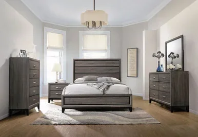 Watson 5-piece Queen Bedroom Set Grey Oak / CS-212421Q-S5