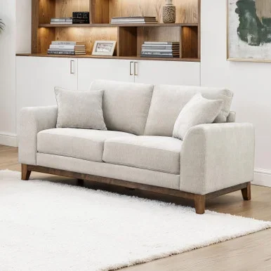 Watton Loveseat, Light Gray / FM64008TP-LV