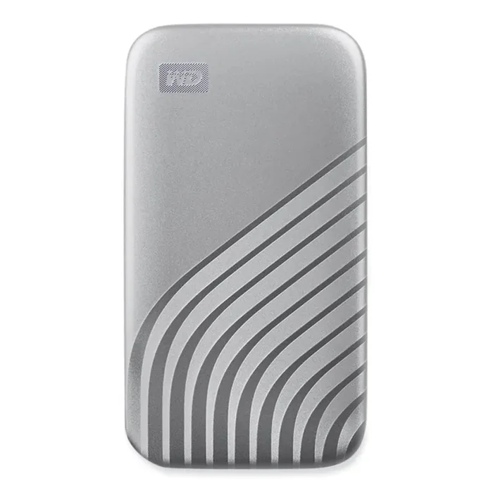 WD MY PASSPORT External Solid State Drive, 1 TB, USB 3.2, Silver