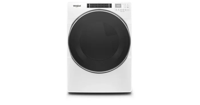 WHIRLPOOL 7.4 cu. ft. Front Load Electric Dryer with Steam Cycles WED8620HW | Home Haven Furniture a…