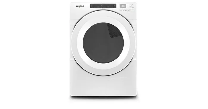 WHIRLPOOL 7.4 cu.ft Front Load Heat Pump Dryer with Intiutitive Touch Controls, Advanced Moisture Se…