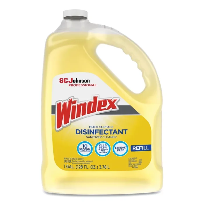 Windex® Multi-Surface Disinfectant Cleaner, Citrus, 1 Gal Bottle