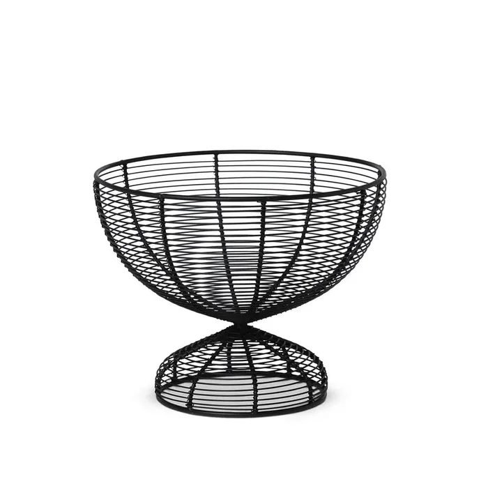 Woven Iron Fruit Bowl