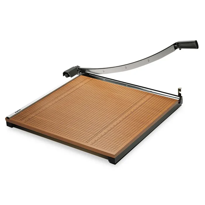 X-ACTO® Square Commercial Grade Wood Base Guillotine Trimmer, 20 Sheets, 24″ Cut Length, 24 X 24
