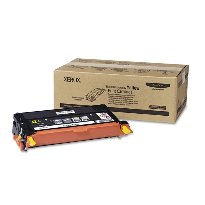Xerox® 113r00721 Toner, 2,000 Page-Yield, Yellow
