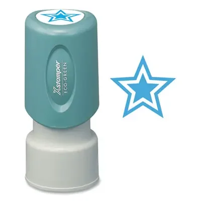 Xstamper® Specialty Stamp, Star Diagram, Light Blue