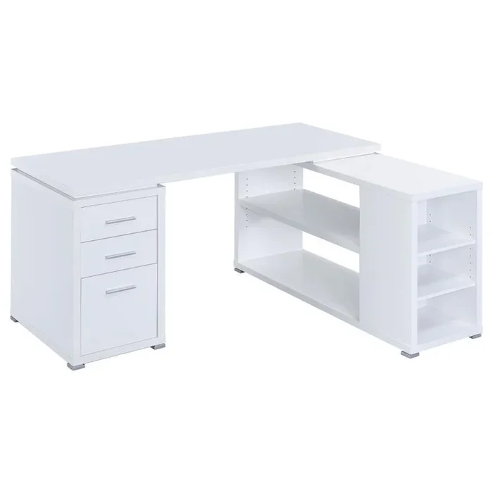 Yvette – 3-Drawer L-Shape Computer Desk