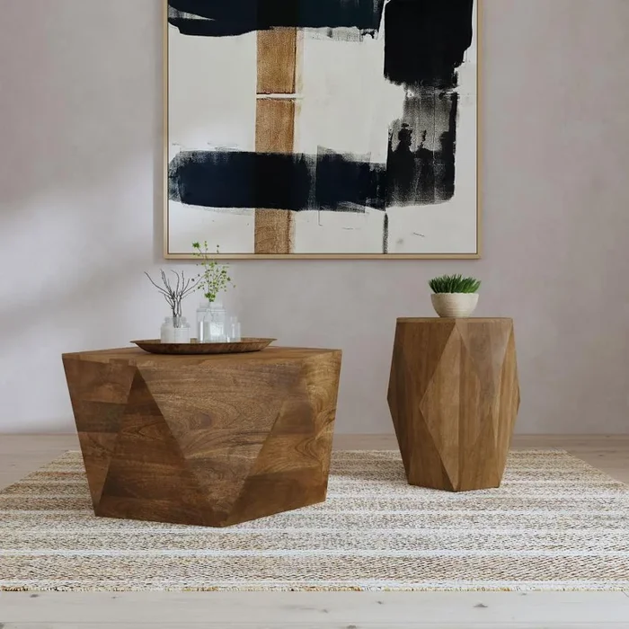 Zalika – Solid Wood Coffee And End Table Set