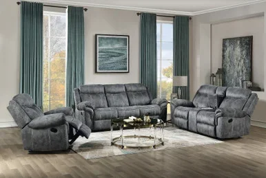 Zubaida Motion Sofa & Console W/USB / 55025